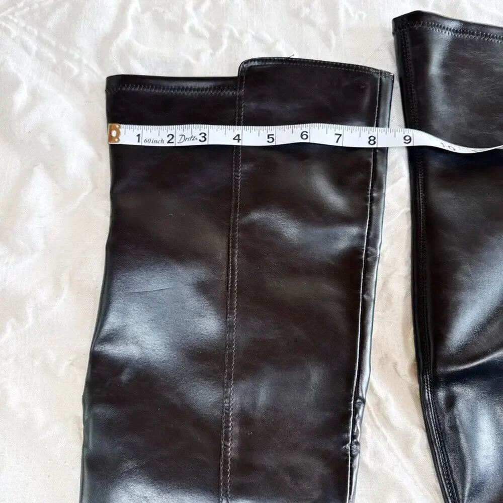 Dolce Vita Elyse Over-The-Knee Buckle Block Heel Boot Size 10 New